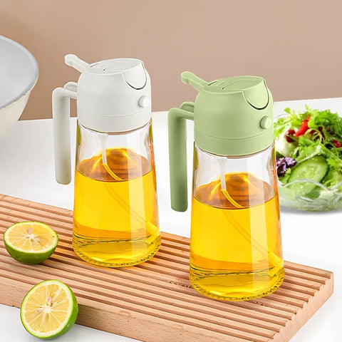 2 In 1 Glass Oil Spray Bottle