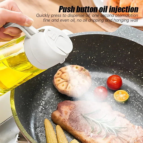 2 In 1 Glass Oil Spray Bottle